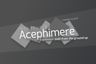 Acephimere: A Versatile Sans Serif Font for Editorial Design