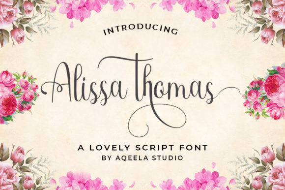 Alissa Thomas Script: A Timeless Choice for Elegant Branding