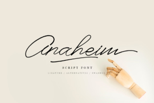Anaheim Script: A Versatile Script Handwritten Font for Designers