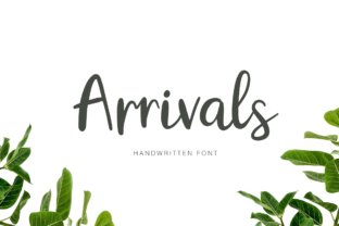 Arrivals: A Script Handwritten Font for Creative Branding and Design