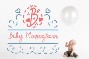 Baby Monogram Font: A Sweet Script for Designers