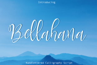 Bellahana: A Playful Script Font for Creative Crafters