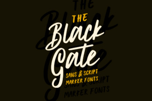 Black Gate: A Font That Elevates Your Brand’s Visual Story