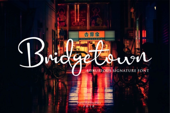 Bridgetown: A Script Handwritten Font for Elegant Web Design