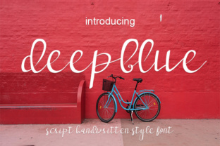 Deepblue: A Versatile Script Handwritten Font for Creative Designers