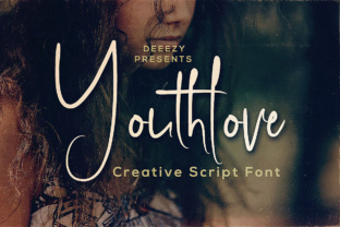 Discover the Magic of Youthlove: A Script Handwritten Font for Crafters and Designers