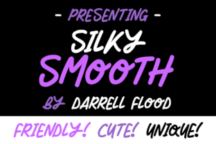 Enhance Your Brand with Silky Smooth: A Script Handwritten Font for Business Owners