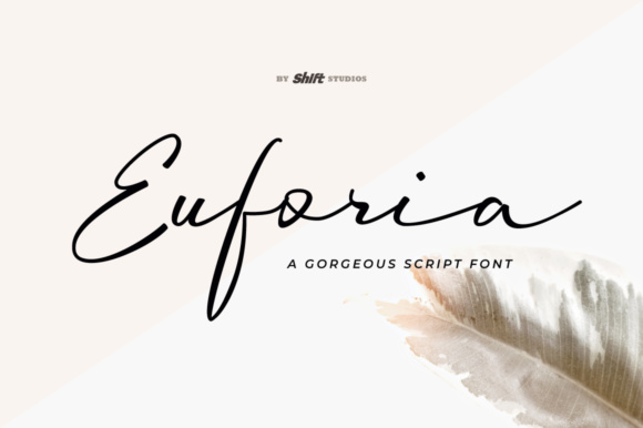 Euforia: A Script Handwritten Font for Creative Campaigns