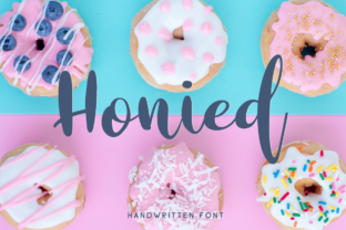 Honied: A Script Handwritten Font for Bold Branding