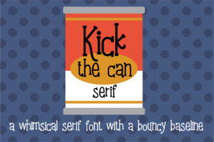 Kick the Can Serif for Business Branding and Design