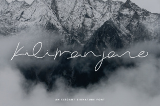 Le Kilimanjaro: A Script Font for Handmade Crafters and Design Enthusiasts
