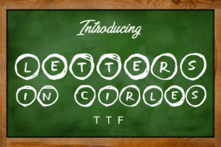 Letters in Circles: A Script Handwritten Font for Creative Campaigns