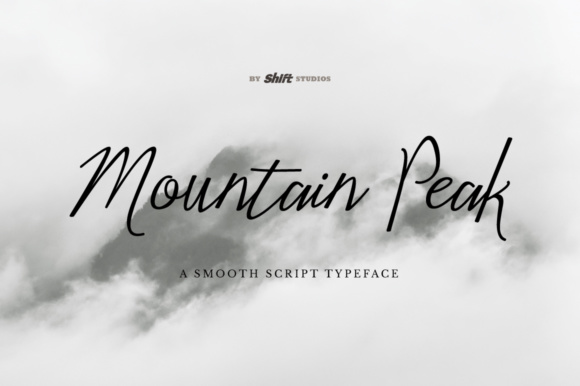 Mountain Peak: A Versatile Script Font for Creative Designers