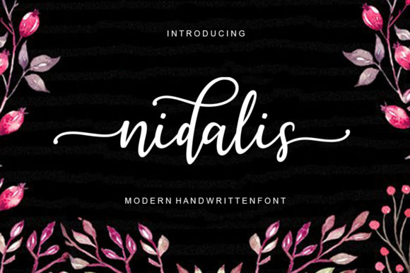 Nidalis: A Script Font That Elevates Your Brand with Elegance and Versatility