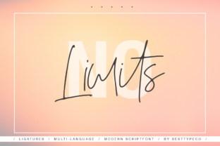 No Limits Font: A Versatile Script Handwritten Design