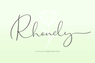 Rhonely: A Script Font That Elevates Your Brand