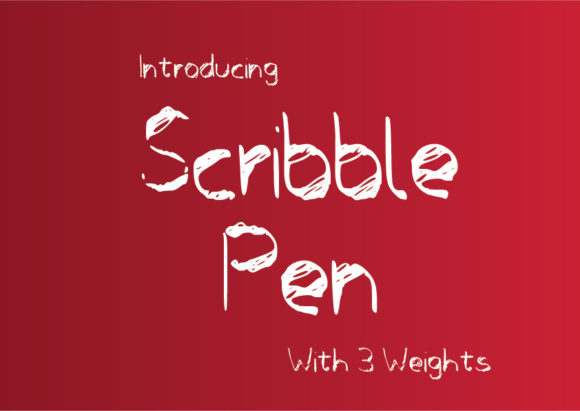 Scribbler Pen: A Unique Script Handwritten Font for Creative Design