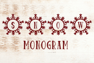 Snow Monogram: The Font That Elevates Your Campaigns