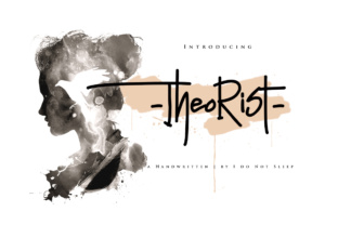 Theorist: A Script Handwritten Font for Creative Makers