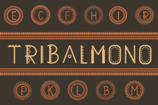 Tribalmono: A Script Handwritten Font for Bold Branding and Creative Campaigns
