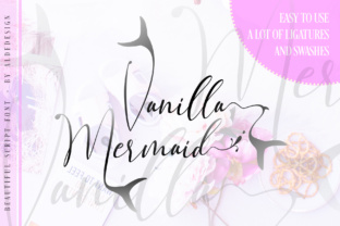 Vanilla Mermaid Script: A Playful Font for Handmade Creativity