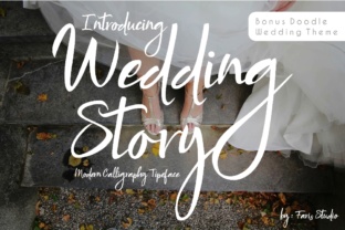 Wedding Story: A Script Handwritten Font for Creative Crafters