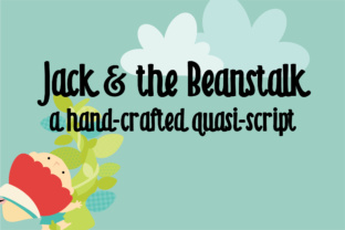 ZP Jack and the Beanstalk: A Script Font for Whimsical Editorial Design
